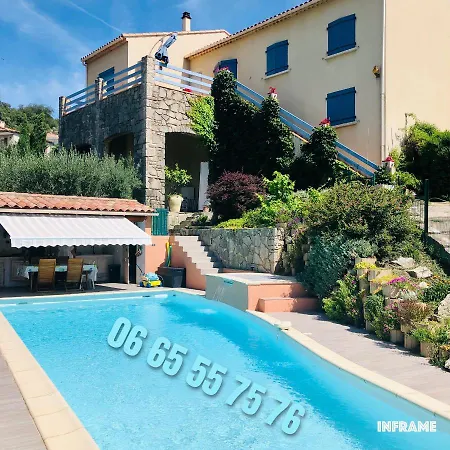 Le Domaine Des Oliviers Ales Piscine Jacuzzi Sauna Exterior photo
